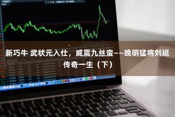 新巧牛 武状元入仕，威震九丝蛮——晚明猛将刘綎传奇一生（下）