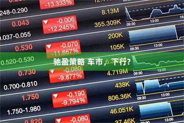 驰盈策略 车市,下行?