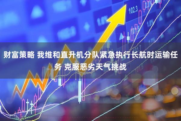 财富策略 我维和直升机分队紧急执行长航时运输任务 克服恶劣天气挑战